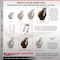 Service Caster 12'' Heavy Duty High Temp Phenolic Swivel Caster Set with Swivel Locks, 4PK CRAN-SCC-KP92S1230-PHRHT-BSL-4 - alternate 4